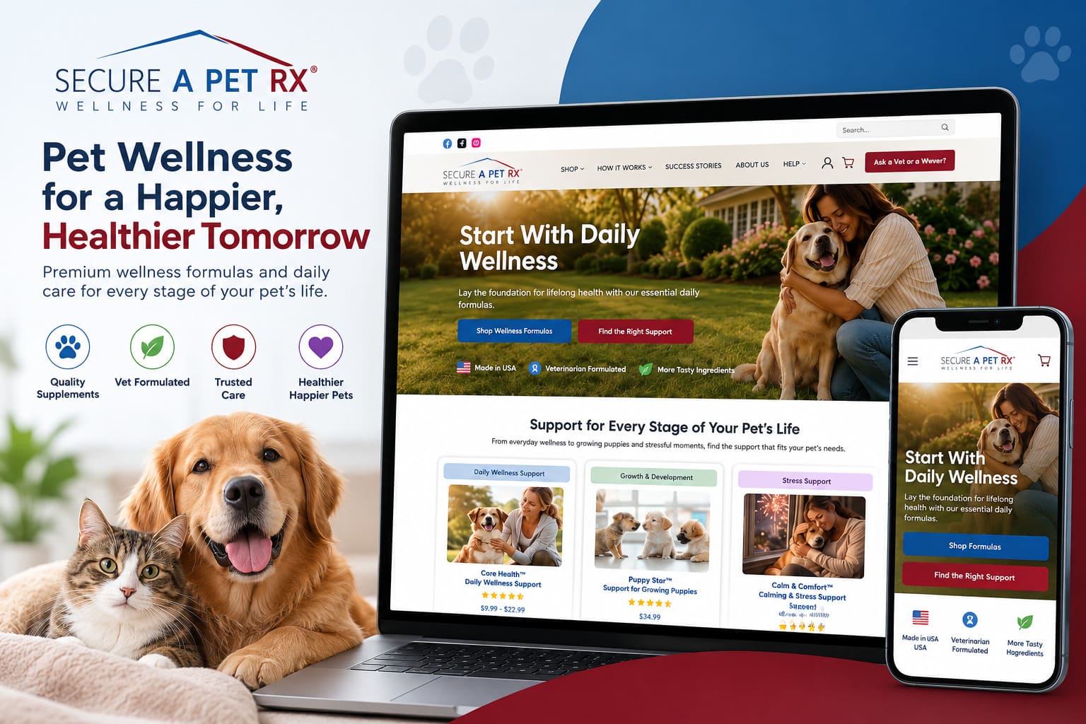 Secure a Pet RX website