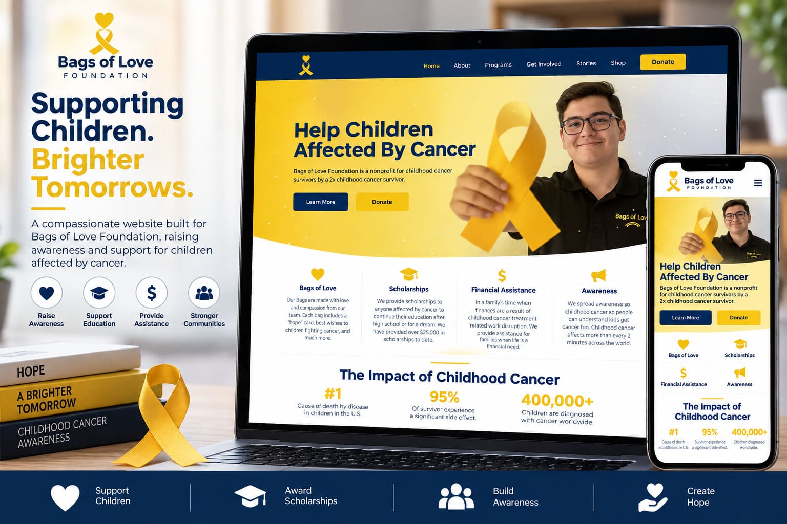 Bags of Love Foundation website