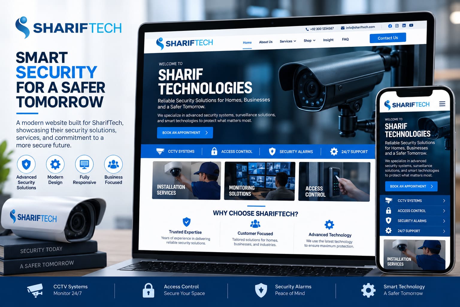 SharifTech Security website